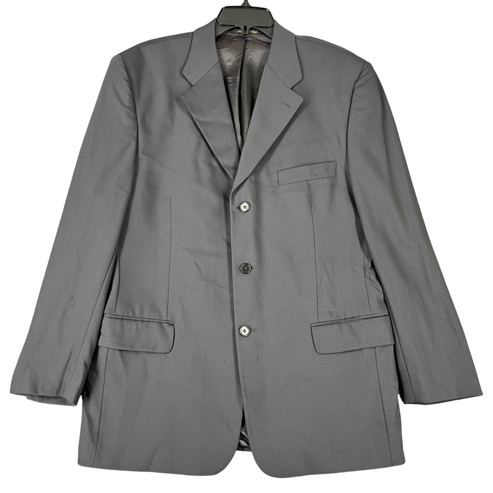 Roberto Villini Wool Blazer 42R Italian Tailored Stretch Luxury Designer‎ Jacket